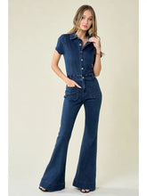 Load image into Gallery viewer, Bella&#39;s Bellbottom Denim Jumpsuit
