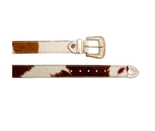 Load image into Gallery viewer, Whoop Hairon Leather Belt
