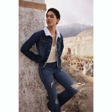 Load image into Gallery viewer, Addilyn Fleece Lined Denim Jacket
