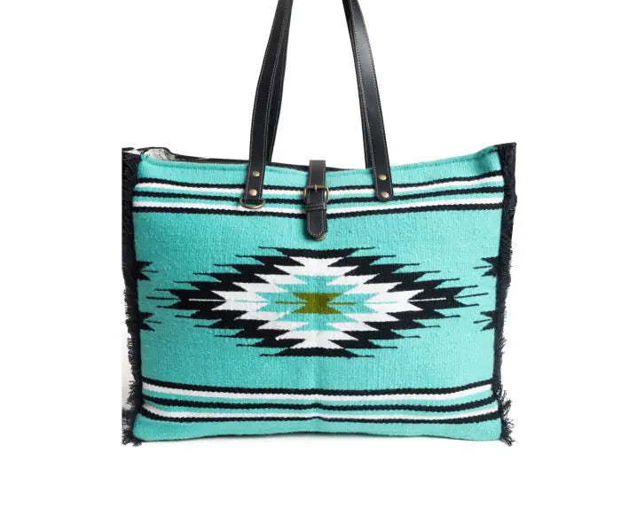 Riverbend Serape Weekender Bag