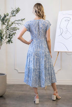 Load image into Gallery viewer, V Neck Tiered Midi Dress
