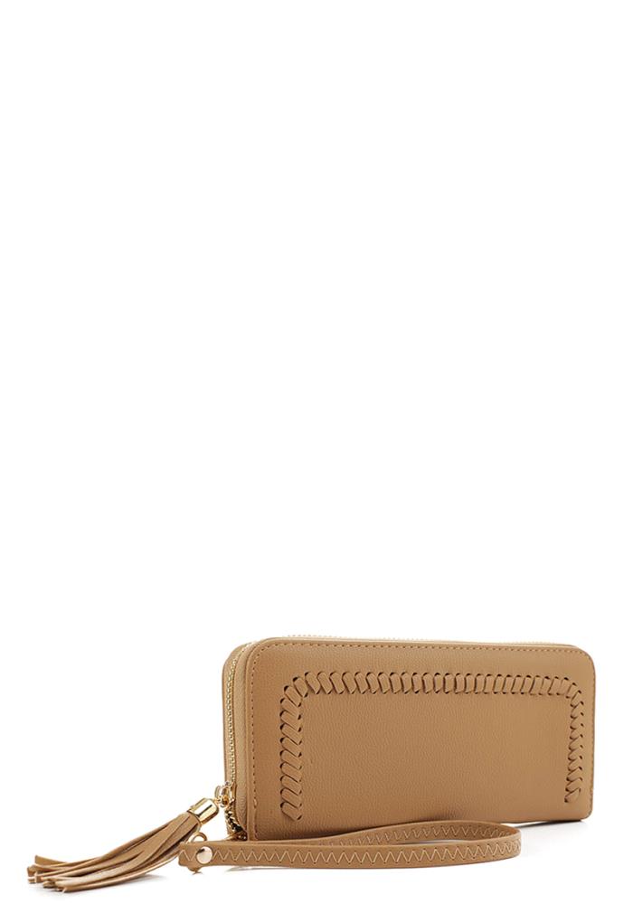 Fashion Smooth Design Tassel Wallet