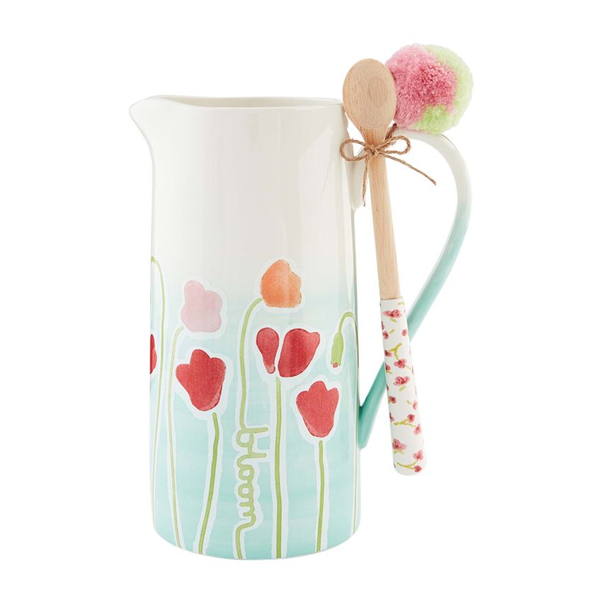 Floral Pitcher Set